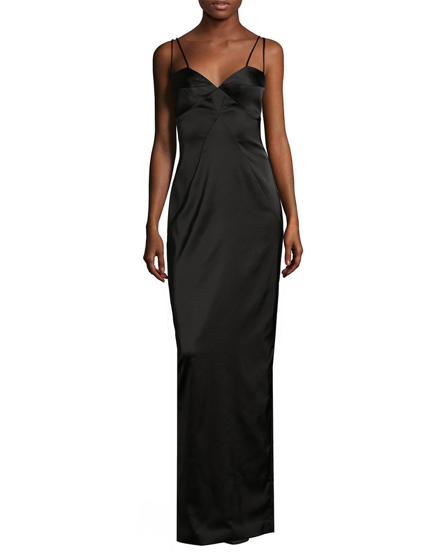 black halo gown