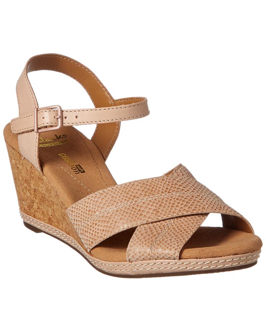 clarks women's helio latitude wedge sandal