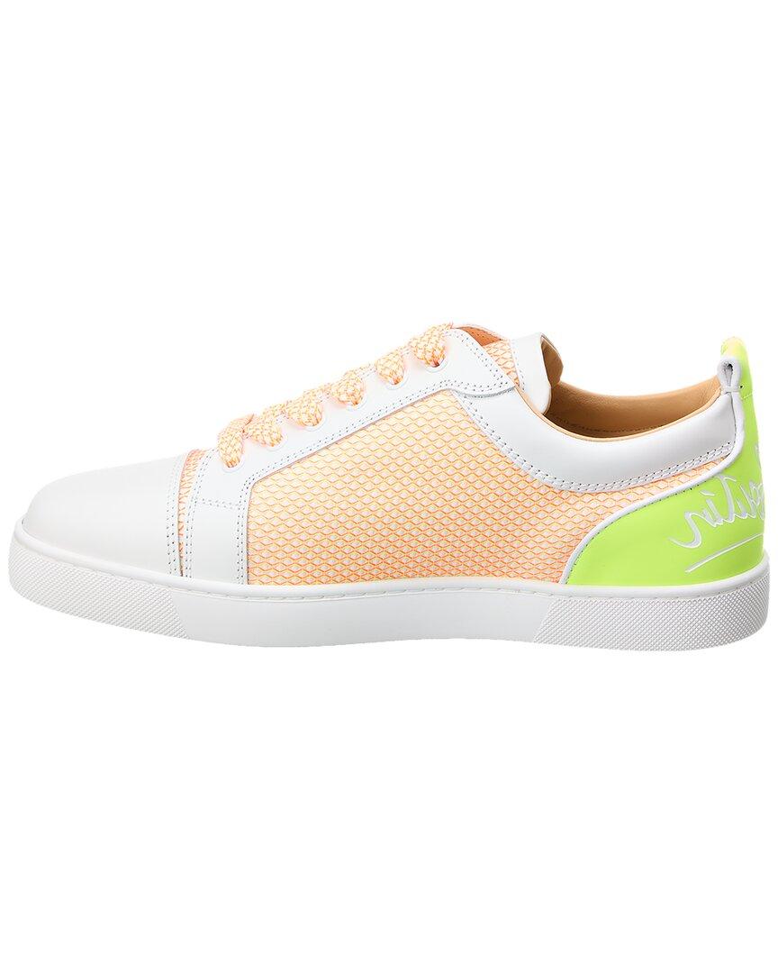 Christian Louboutin Fun Louis Junior Sneakers in White Leather ref.753882 -  Joli Closet