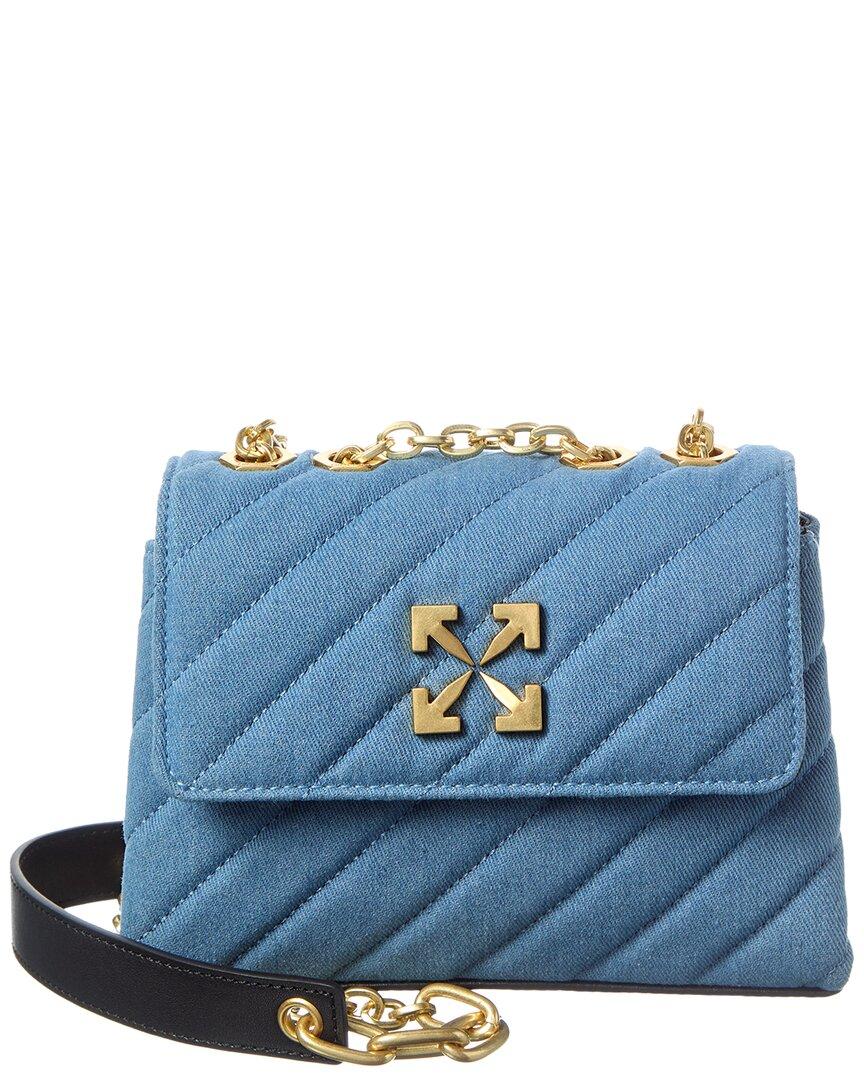 Off-White c/o Virgil Abloh Jackhammer Denim & Leather Wallet On