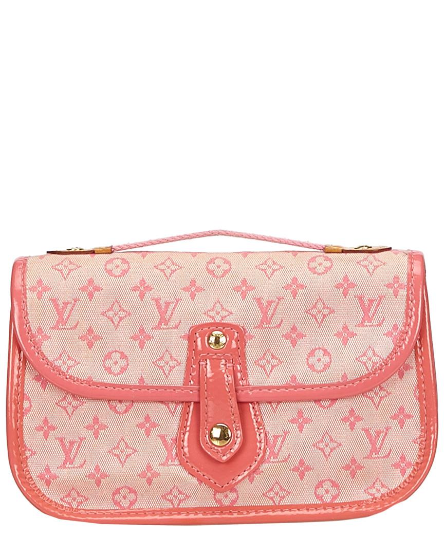 Louis Vuitton Pink Monogram Mini Lin Canvas Mary Kate Trousse Pochette |  Lyst