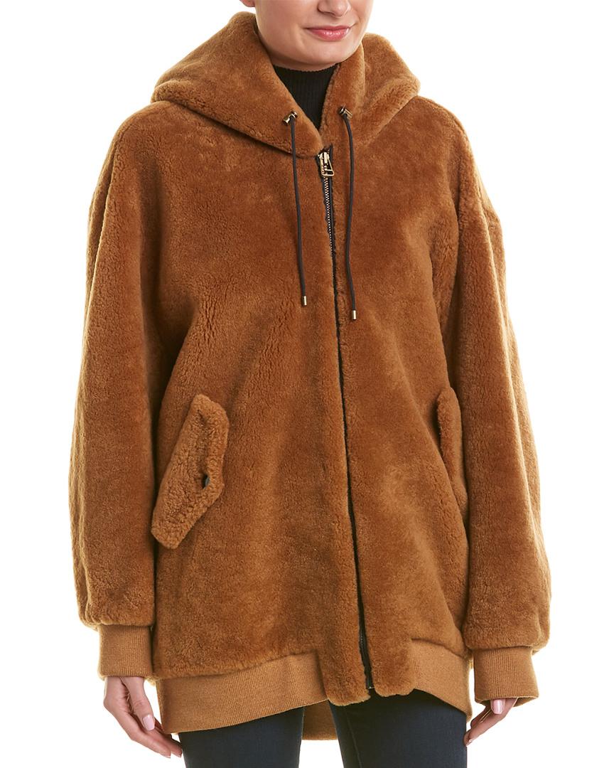 yves salomon wool blend jacket in brown lyst sinequanone size chart