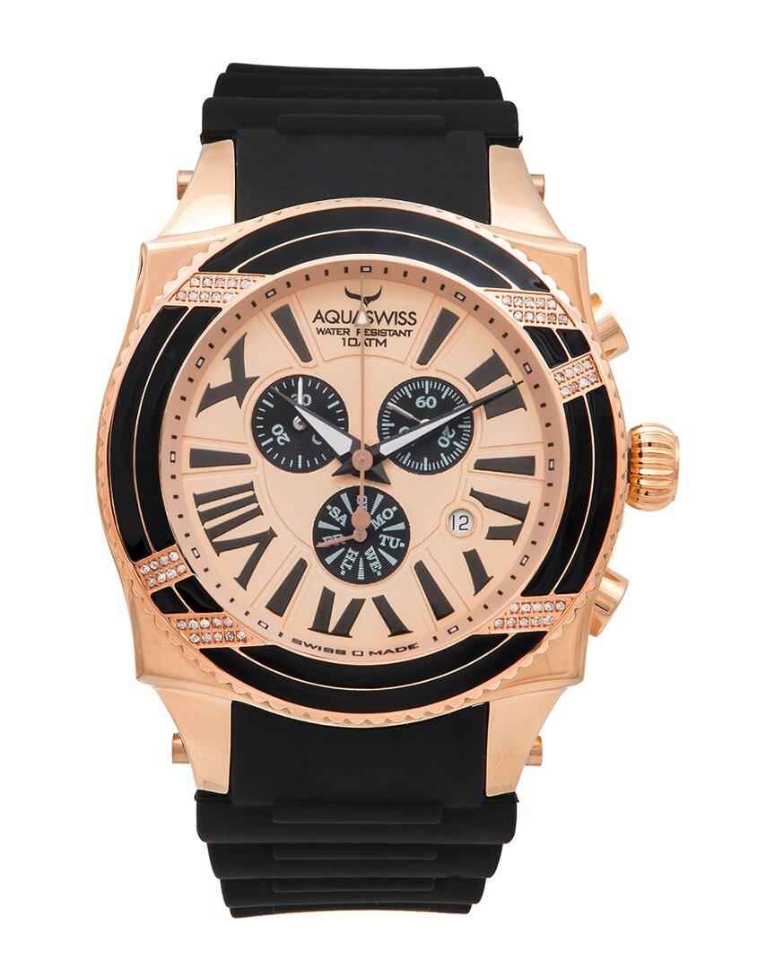 Aquaswiss Swissport Xg Diamond Watch in Black for Men Lyst Canada