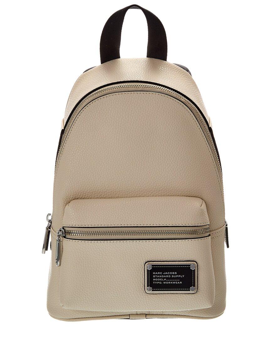 Marc Jacobs Beige/Tan Leather Mini Backpack Marc Jacobs | Bags | Marc Jacobs Black Leather Mini Backpack  main image 4