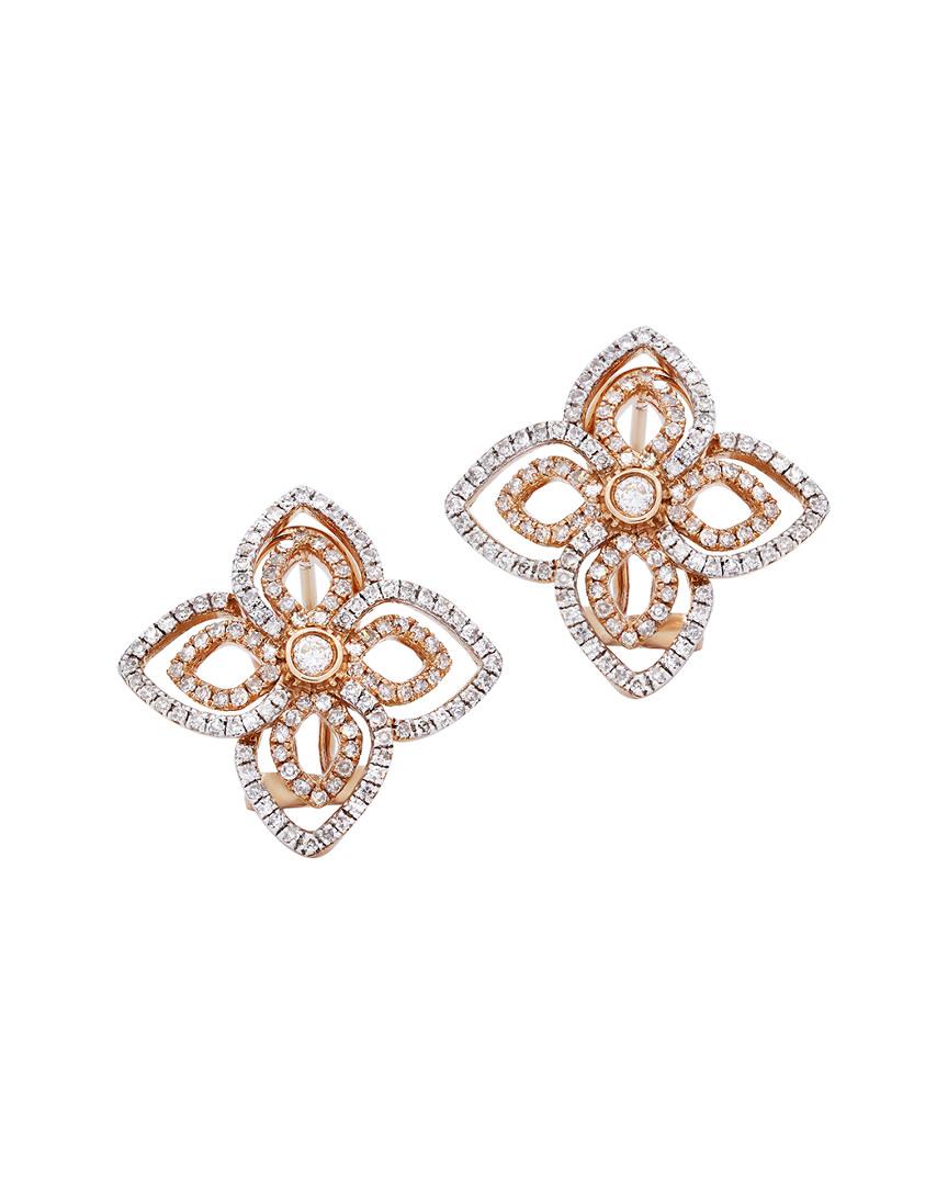 Lyst - Diana M . Fine Jewelry 14k Rose Gold 1.33 Ct. Tw. Diamond ...