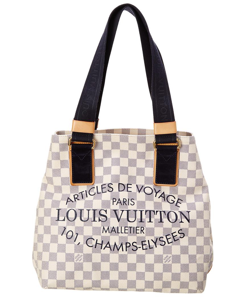 Louis Vuitton Limited Edition Damier Azur Canvas Beach Cabas Pm - Lyst