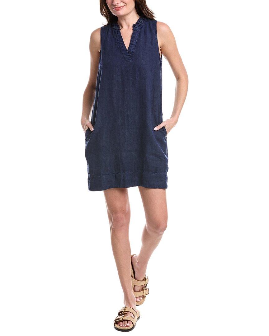 Tommy Bahama Two Palms Double Ruffle Linen Shift Dress in Blue | Lyst