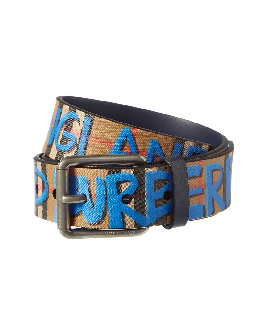 burberry graffiti belt