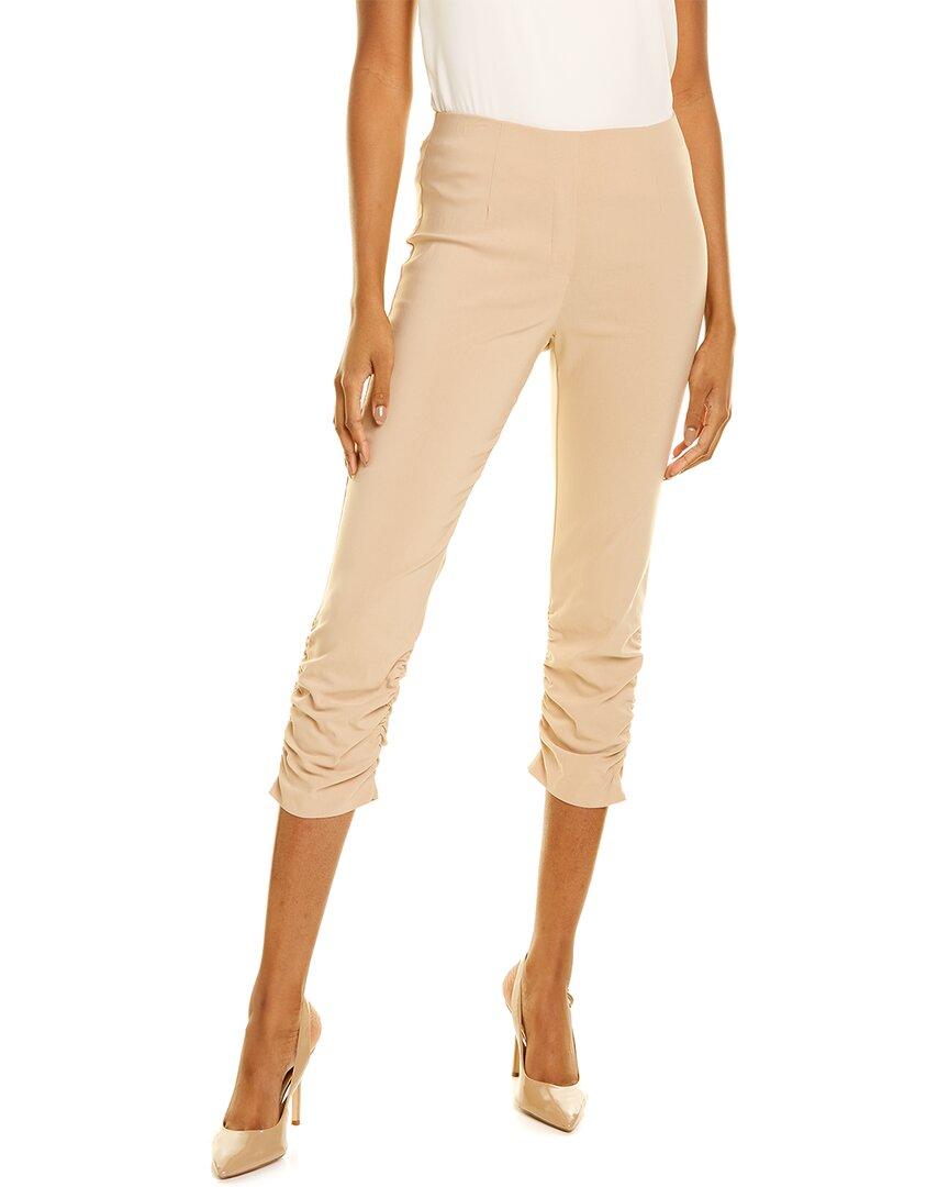 Insight Sight Ruched Ankle Pant in Natural
