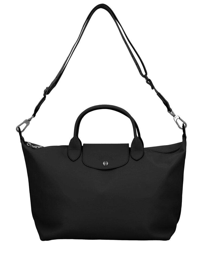 Longchamp black clearance bag medium