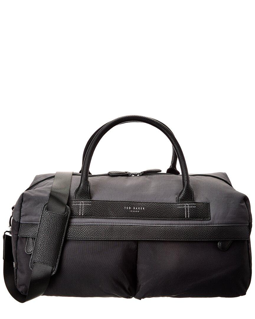 Ted Baker Plier Nylon Holdall Duffel Bag in Black for Men Lyst