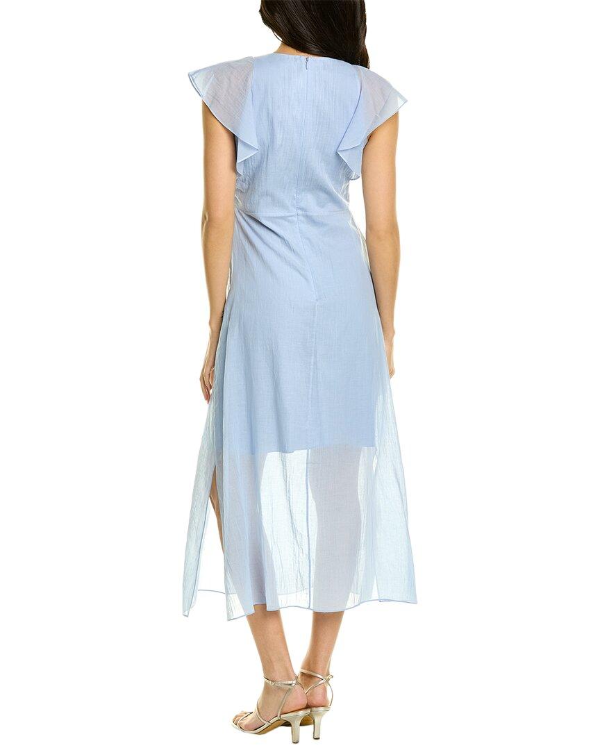 theory asymmetric drape dress Draped Asymmetric Cowl-Neck Dress XL / Green / Polyester main image 0
