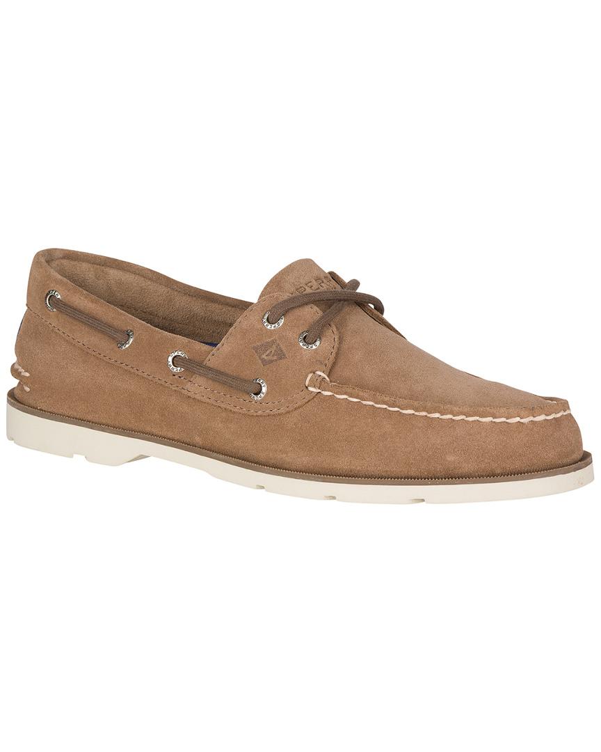 sperry suede boat shoes