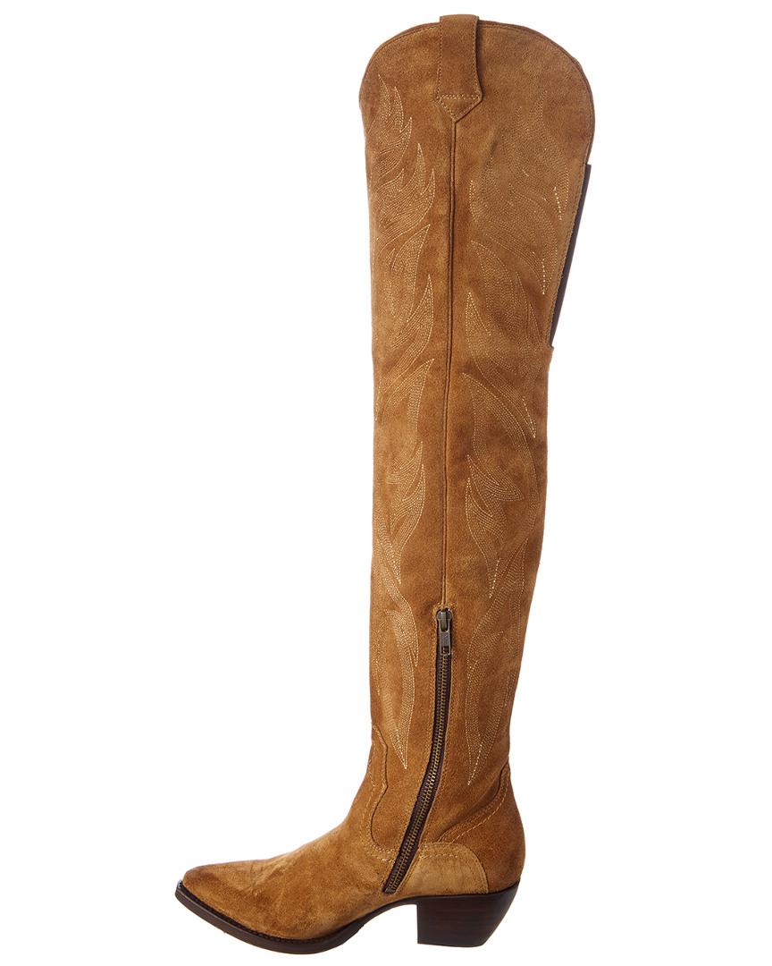 frye thigh high boots
