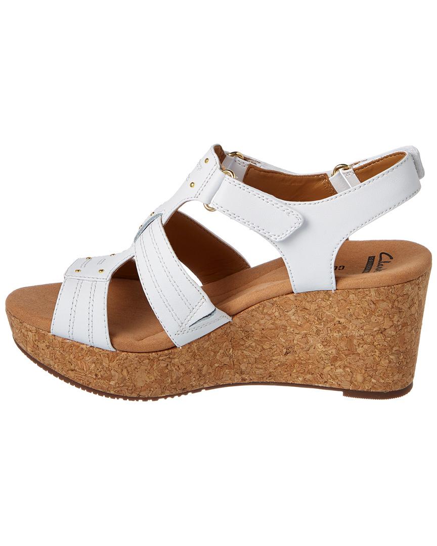 clarks women's annadel orchid wedge sandal