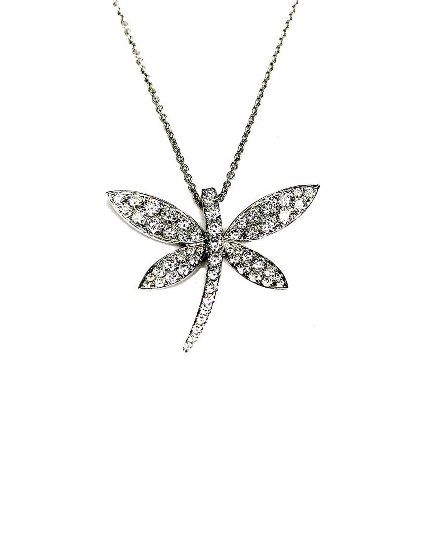 Dragonfly Diamond Necklace Clearance 