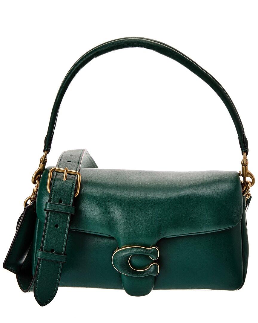 COACH Tabby Pillow Leather Shoulder Bag in Green Lyst