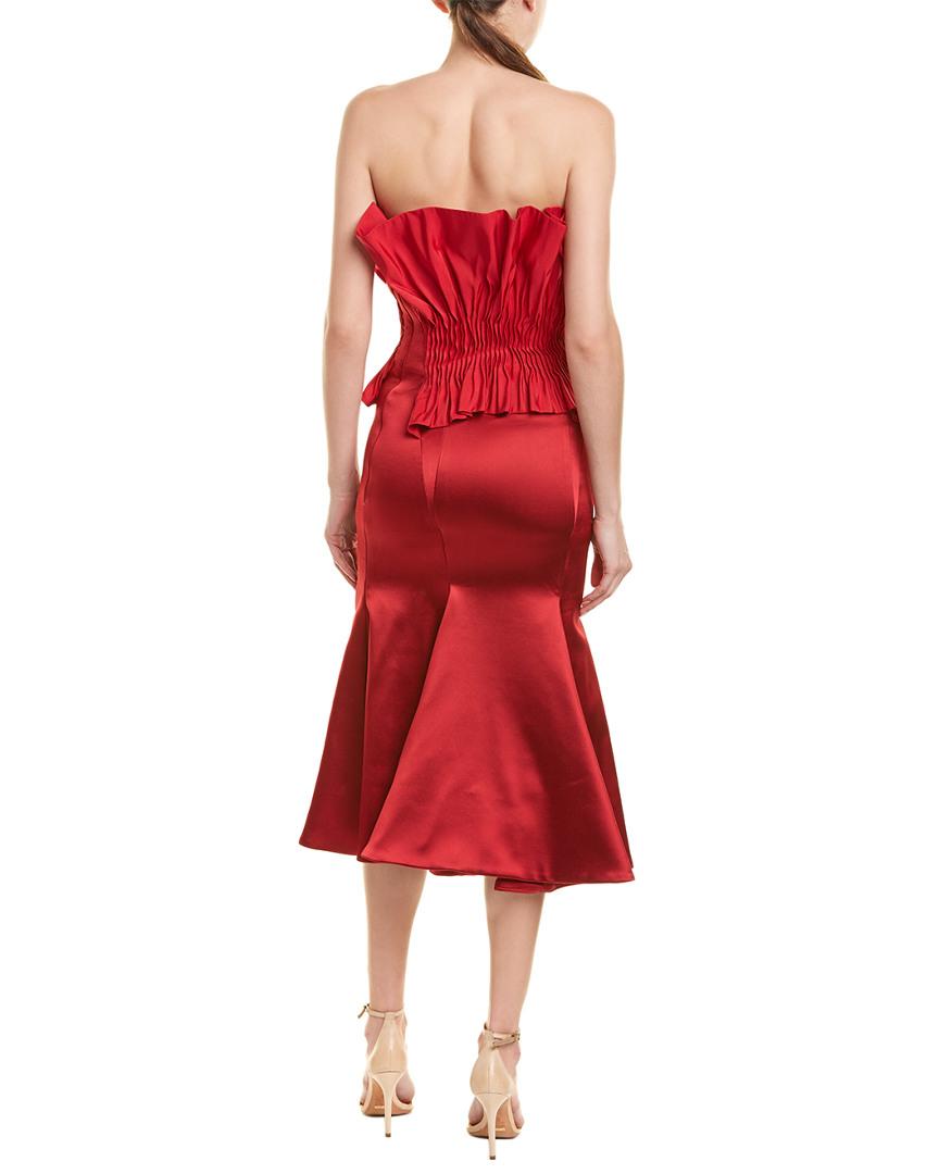 structured cocktail dress