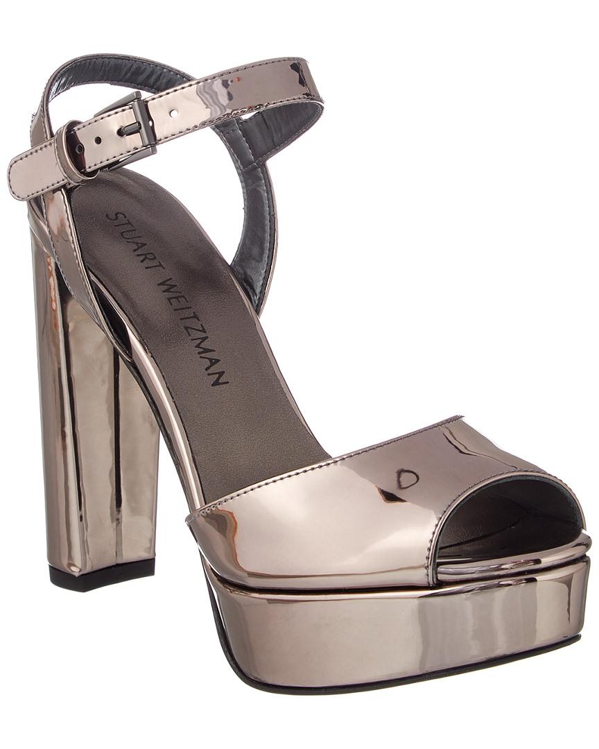 stuart weitzman leather heels