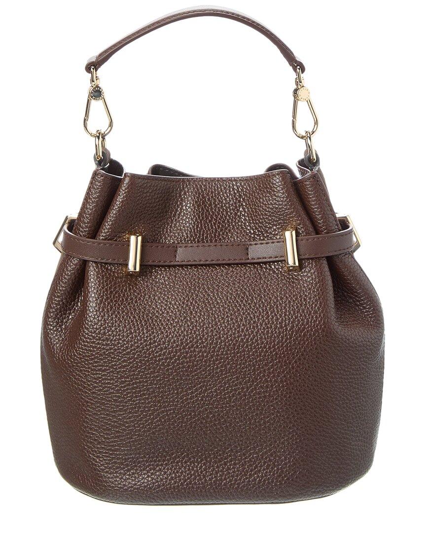 furla-Brown-Aura-Leather-Mini-