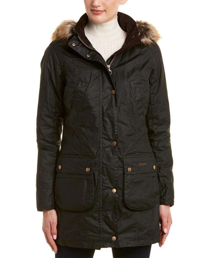 red barbour jacket womens