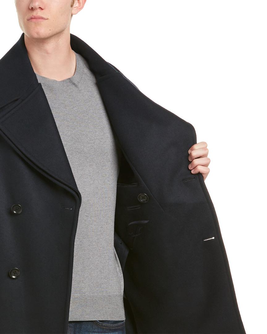 faconnable wool coat