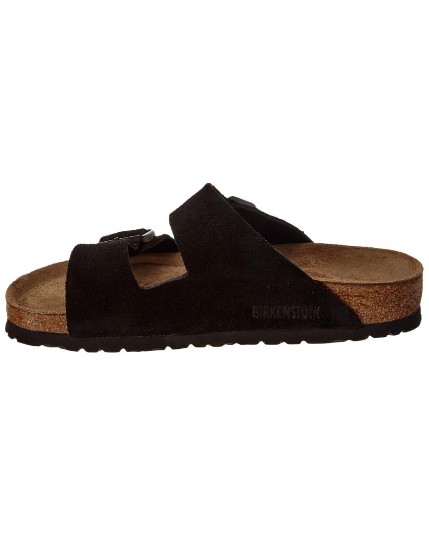 birkenstock arizona soft footbed black leather