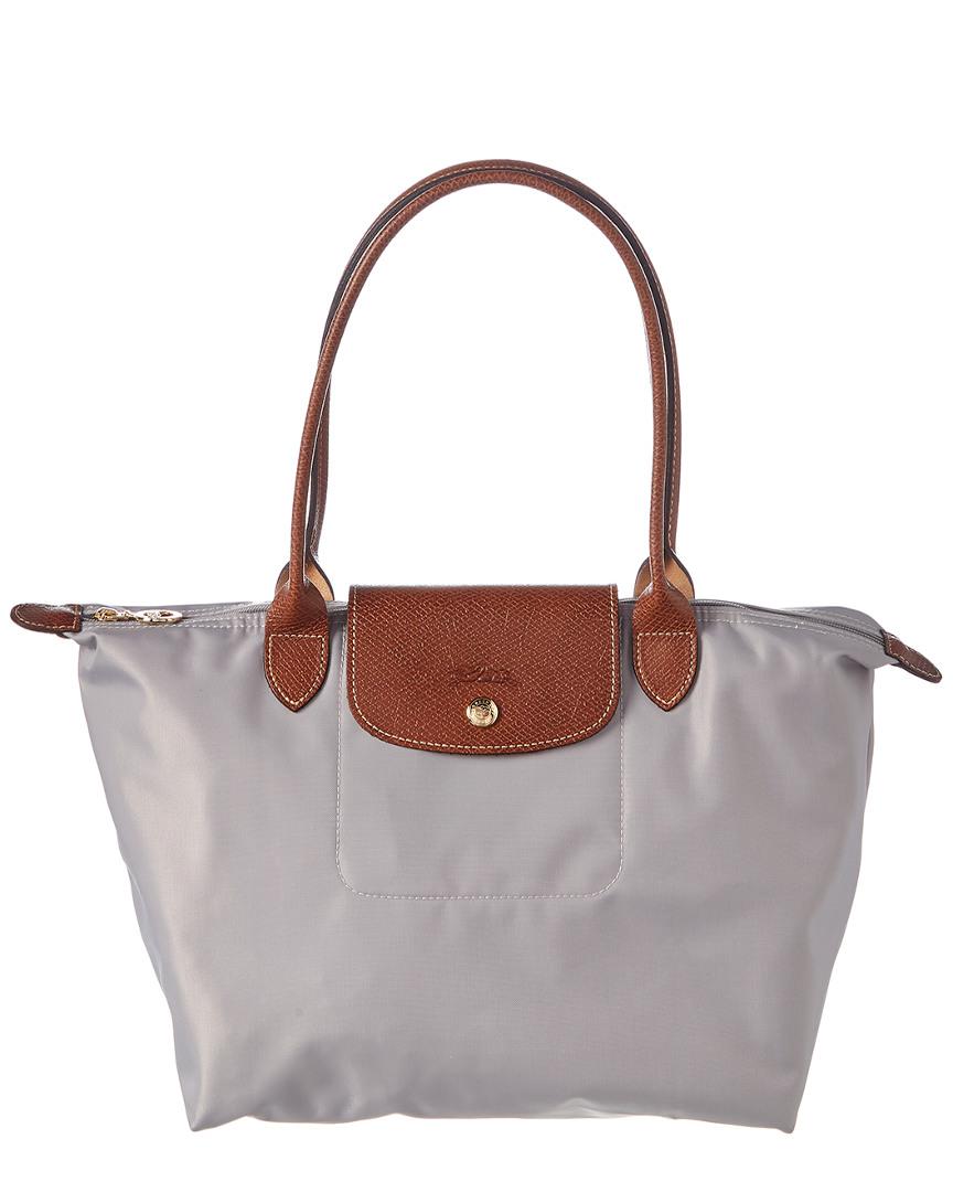 Longchamp Le Pliage Small Nylon Tote In Gray Lyst Longchamp Women S Gray Le Pliage