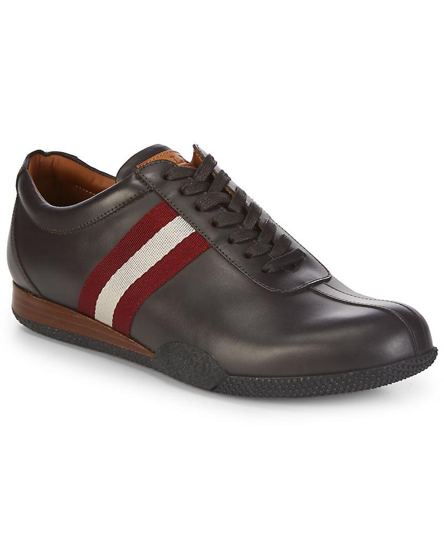 Bally Frenz Lace-up Leather Sneakers in Brown for Men | Lyst
