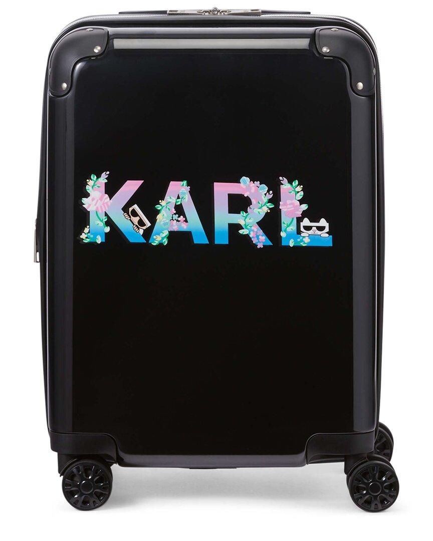 Karl Lagerfeld Karl Flowers 24in Spinner in Black Lyst