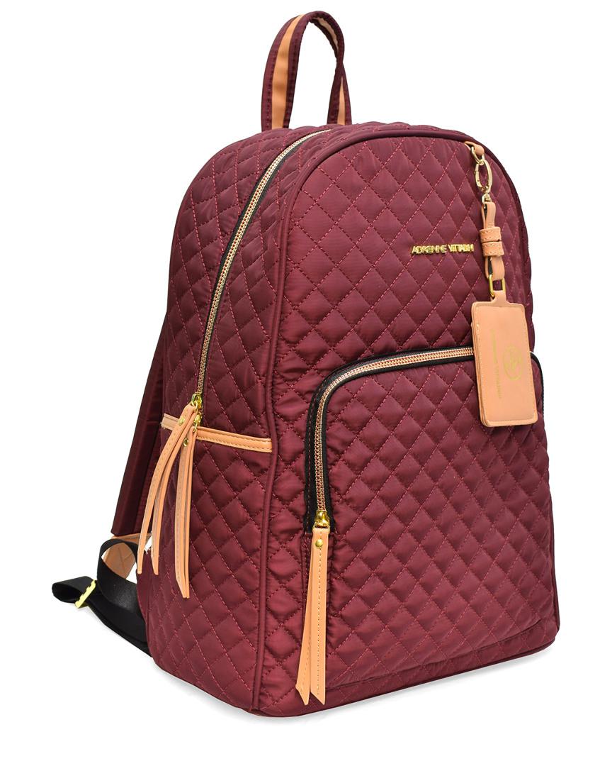 adrienne vittadini backpack quilted