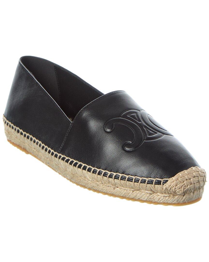 Celine Leather Espadrille in Black | Lyst display picture 1