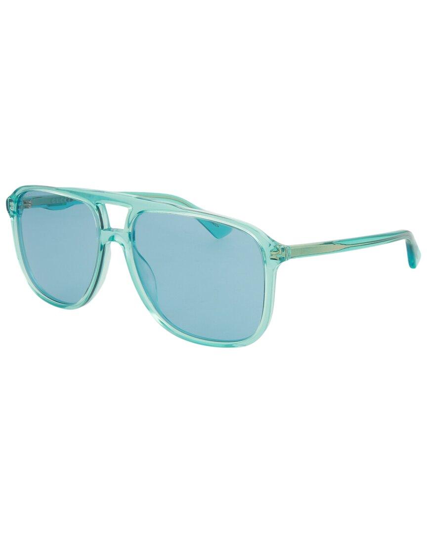 Gucci GG0262S 58mm Sunglasses in Blue for Men | Lyst