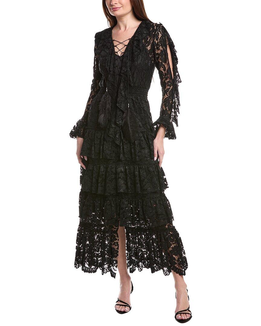 chinese dress ladies Flared Short Lace Dress – Issue New York main image 1
