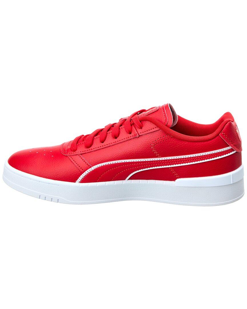 PUMA Classico Leather Sneaker in Red for Men | Lyst UK