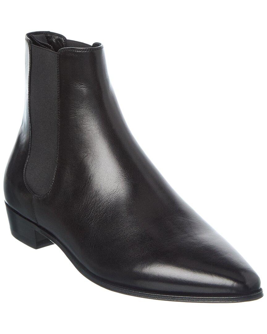 Celine Jacno Leather Boot in Black for Men | Lyst