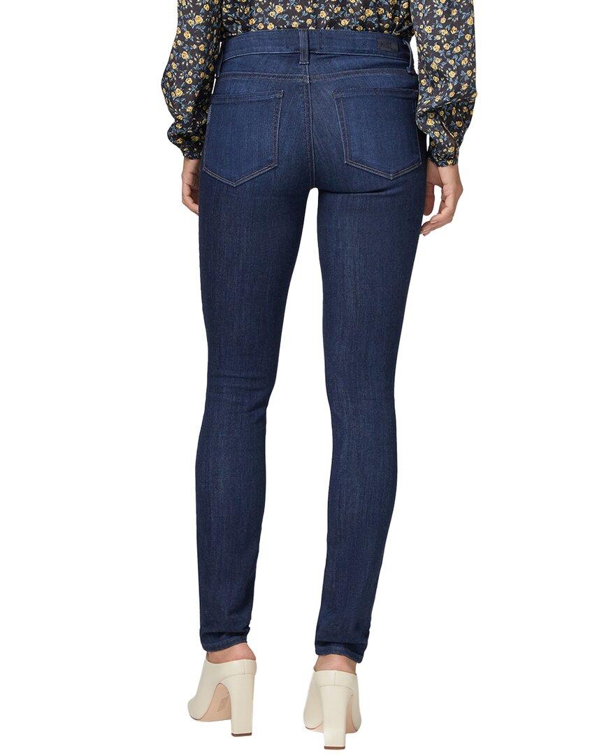 PAIGE Women's Verdugo Crop Ultra Skinny Jeans - Mid Rise, Maddalena Dark Wash