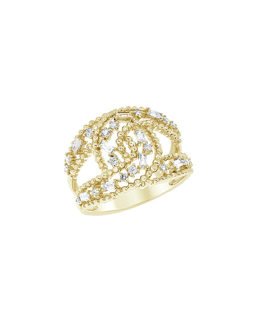 Diana M. Jewels . Fine Jewelry 14k 0.47 Ct. Tw. Diamond Ring in ...