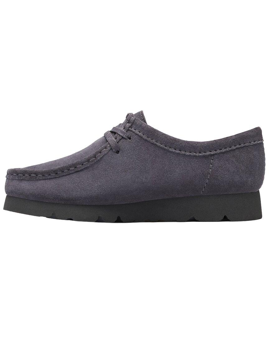 Clarks Wallabee Gtx Suede Moccasin in Grey | Lyst UK