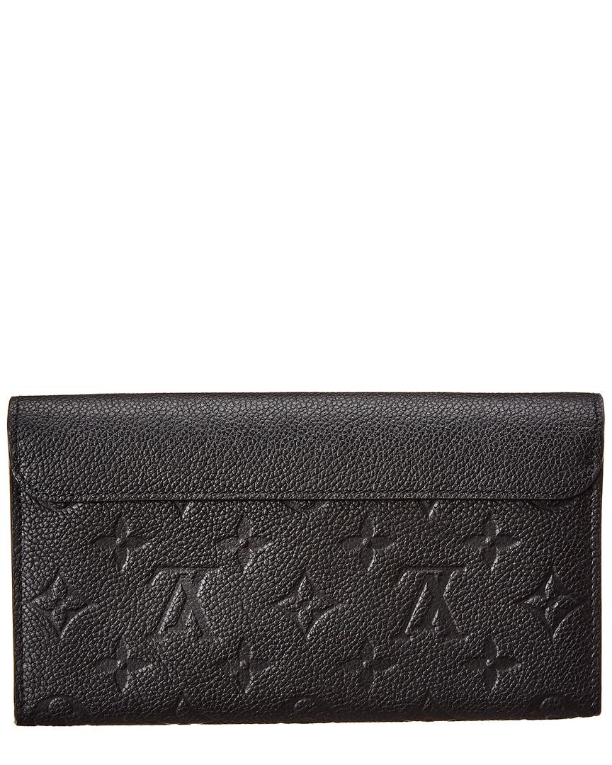 Louis Vuitton Black Monogram Empreinte Leather Pont Neuf Wallet - Lyst