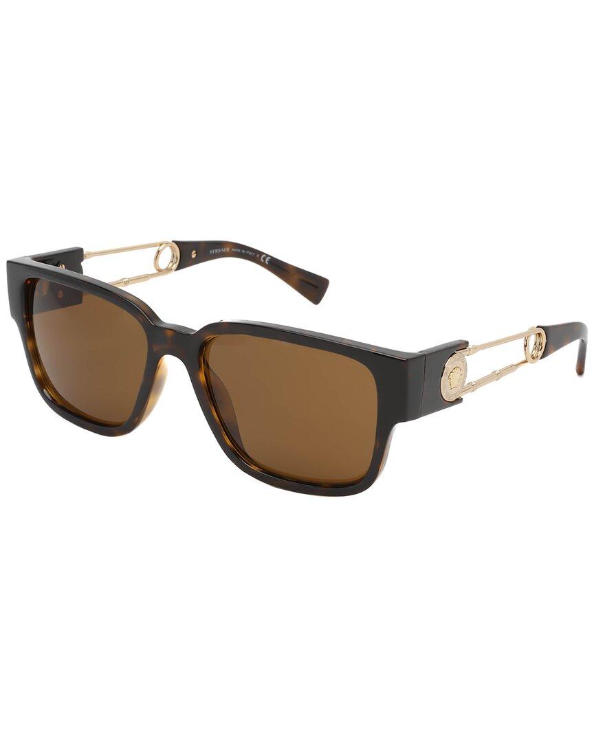 Versace Ve4412 57mm Sunglasses in Brown for Men | Lyst