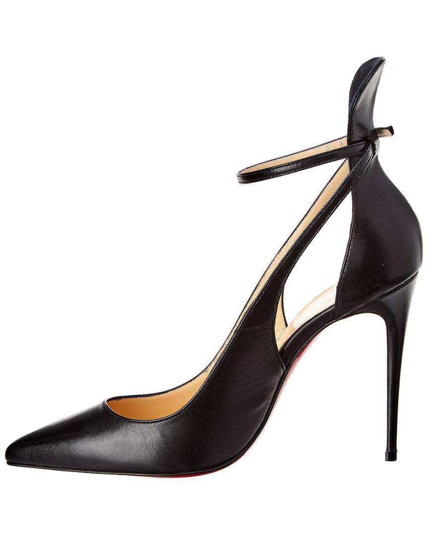 Christian Louboutin Mascara 100 Leather Pump in Black Lyst