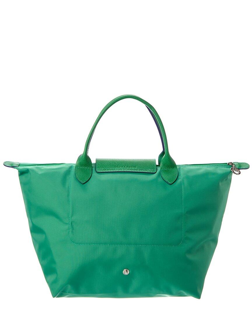 Longchamp Le Pliage Club Medium Nylon Bag in Green
