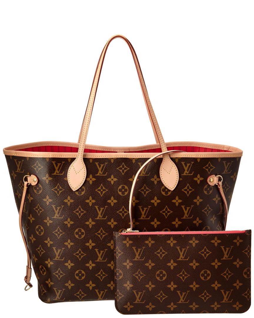 Louis Vuitton Limited Edition Pink V Monogram Canvas Neverfull Mm Nm - Lyst