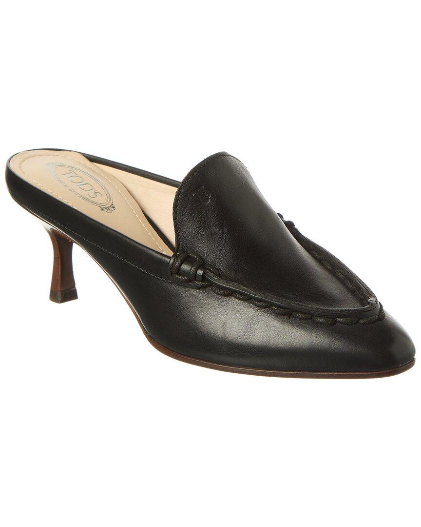 【関税＆送料込み】Tod'S Leather Heel Mules Woman BROWN Mules in Leather XXW52L0JA40GOC40S410 | Tods