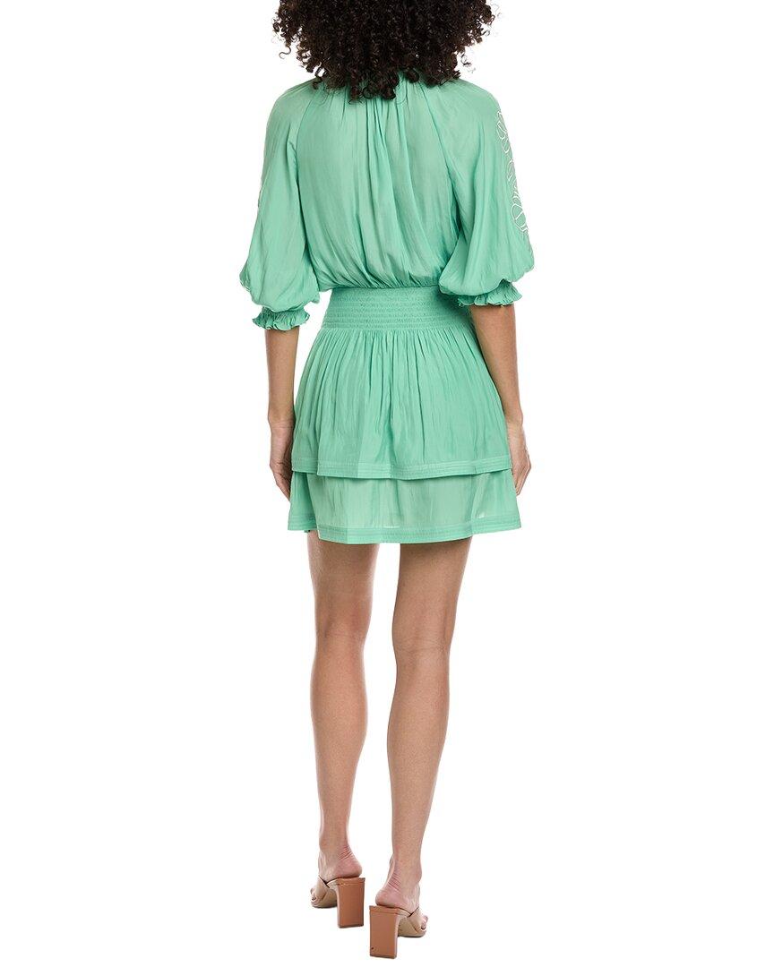 slim fit dress slacks Simonne High Neck Combo Midi Dress in bright lime