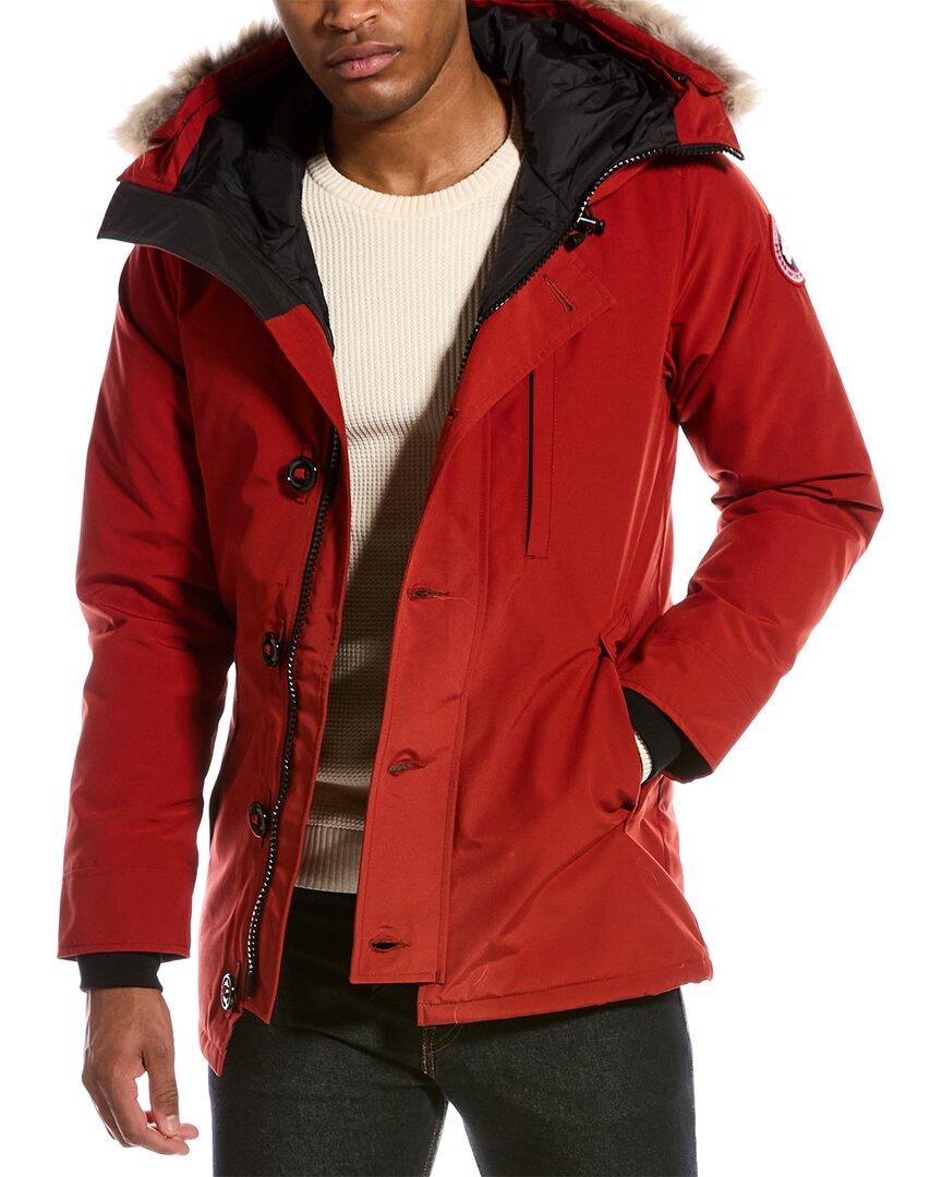 Canada Goose Chateau Fusion Heritage Down Parka in Red for Men Lyst UK