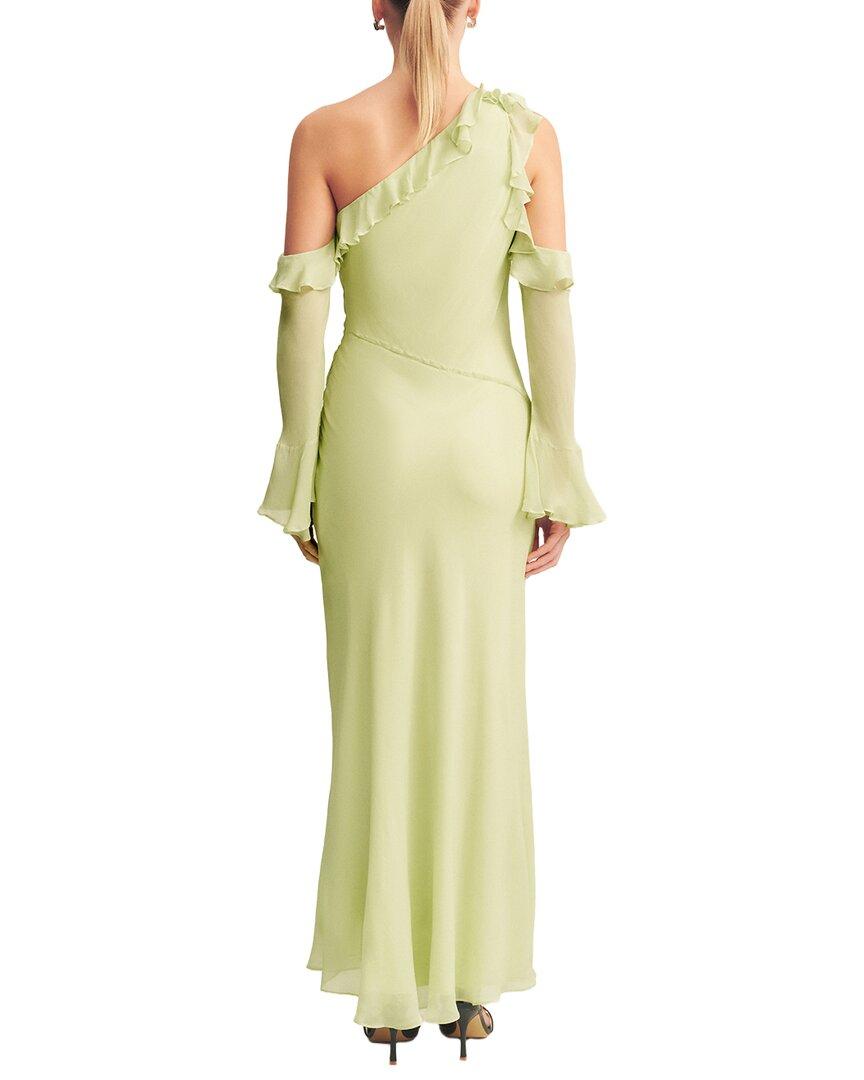 shona joy circle sleeve backless maxi dress Shona Joy - La Lune Cowl Back Maxi Dress - Espresso