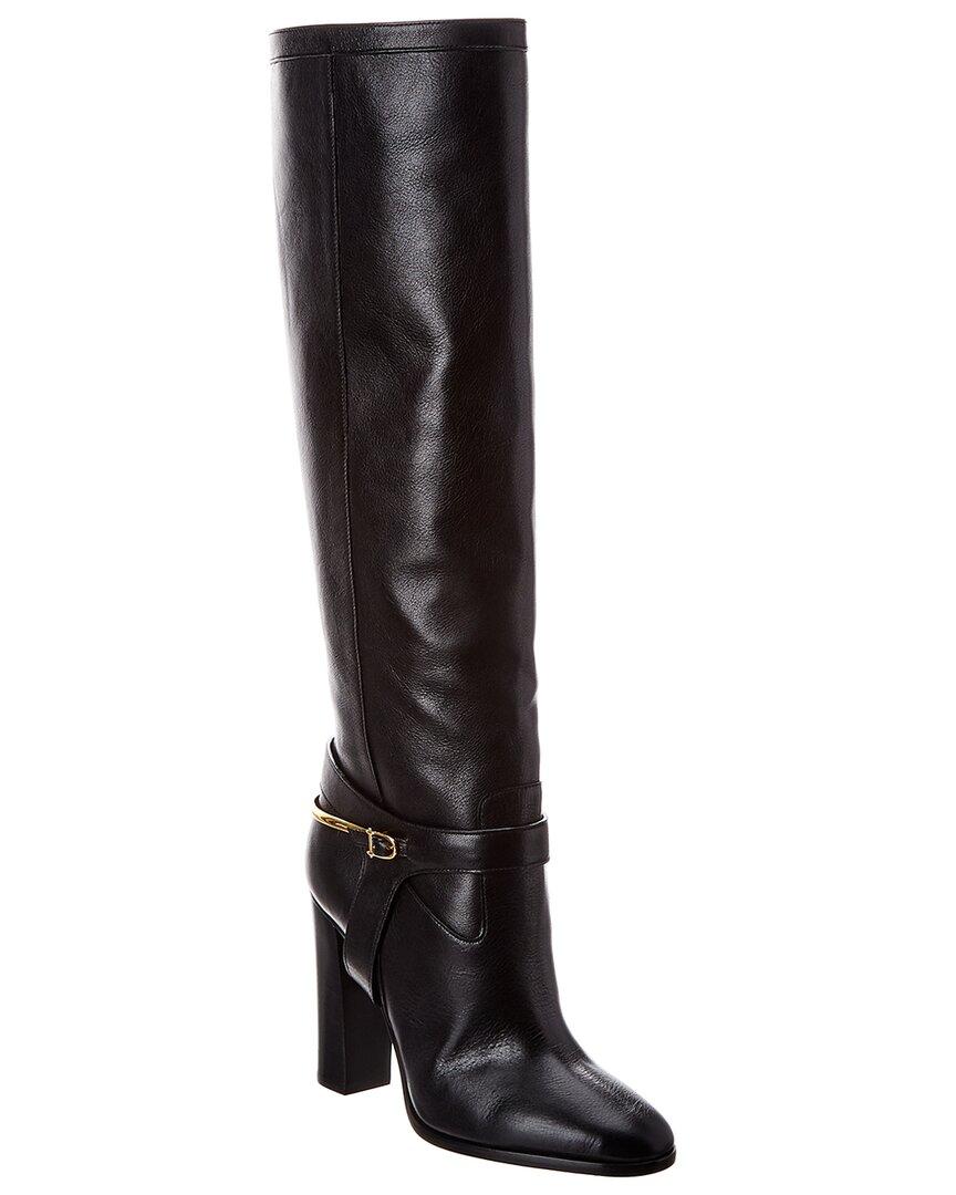 celine leather boots