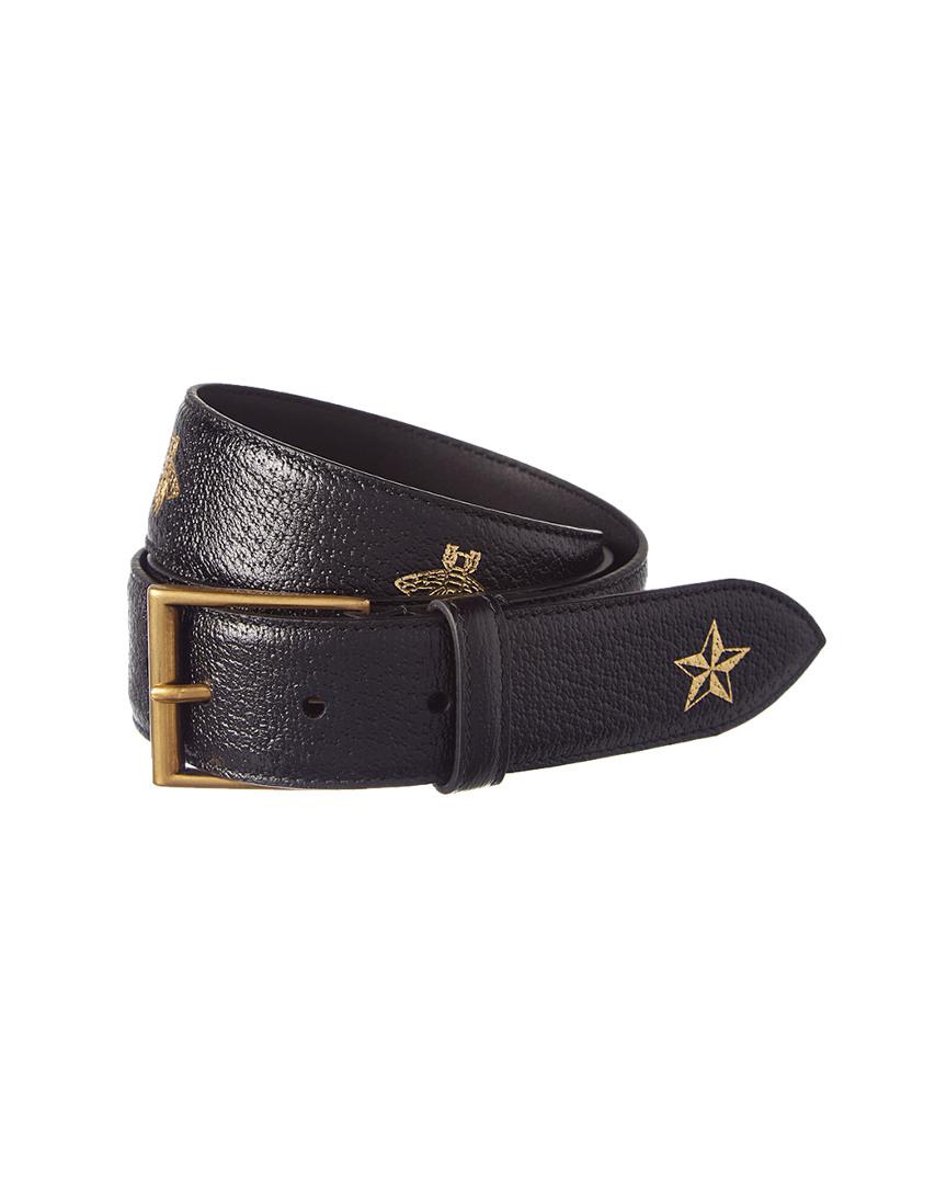 gucci bees and stars belt